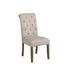 Balboa Tufted Back Side Chairs Rustic Brown and Beige (Set of 2) - Premium Dining Chair from Coaster Z2 Standard - Just $120! Shop now at Furniture Wholesale Plus  We are the best furniture store in Nashville, Hendersonville, Goodlettsville, Madison, Antioch, Mount Juliet, Lebanon, Gallatin, Springfield, Murfreesboro, Franklin, Brentwood