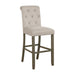 Balboa Tufted Back Bar Stools Beige and Rustic Brown (Set of 2) - Premium Barstool from Coaster Z2 Standard - Just $138! Shop now at Furniture Wholesale Plus  We are the best furniture store in Nashville, Hendersonville, Goodlettsville, Madison, Antioch, Mount Juliet, Lebanon, Gallatin, Springfield, Murfreesboro, Franklin, Brentwood