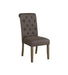 Balboa Tufted Back Side Chairs Rustic Brown and Grey (Set of 2) - Premium Dining Chair from Coaster Z2 Standard - Just $120! Shop now at Furniture Wholesale Plus  We are the best furniture store in Nashville, Hendersonville, Goodlettsville, Madison, Antioch, Mount Juliet, Lebanon, Gallatin, Springfield, Murfreesboro, Franklin, Brentwood