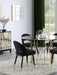 Lindsey Arched Back Upholstered Side Chairs Black (Set of 2) - Premium Dining Chair from Coaster Z2 Standard - Just $152! Shop now at Furniture Wholesale Plus  We are the best furniture store in Nashville, Hendersonville, Goodlettsville, Madison, Antioch, Mount Juliet, Lebanon, Gallatin, Springfield, Murfreesboro, Franklin, Brentwood