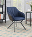 Mayer Upholstered Tufted Side Chairs (Set of 2) Blue and Brown - Premium Dining Chair from Coaster Z2 Standard - Just $208! Shop now at Furniture Wholesale Plus  We are the best furniture store in Nashville, Hendersonville, Goodlettsville, Madison, Antioch, Mount Juliet, Lebanon, Gallatin, Springfield, Murfreesboro, Franklin, Brentwood