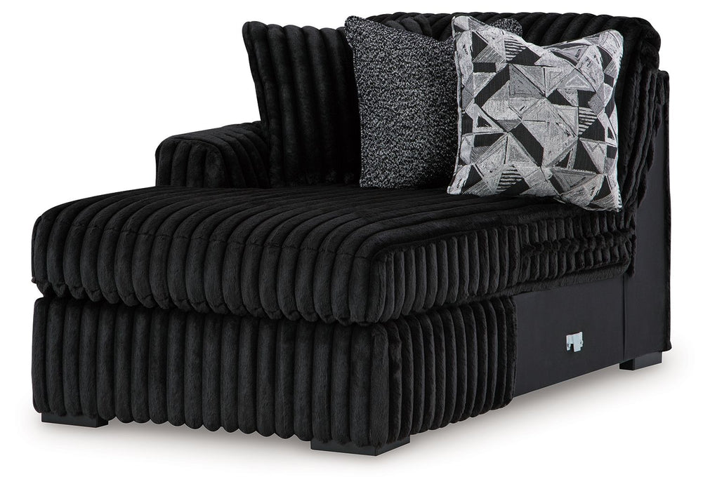Midnight-Madness - Sectional - Premium Stationary Sectionals from Signature Design by Ashley® - Just $1208! Shop now at Furniture Wholesale Plus  We are the best furniture store in Nashville, Hendersonville, Goodlettsville, Madison, Antioch, Mount Juliet, Lebanon, Gallatin, Springfield, Murfreesboro, Franklin, Brentwood