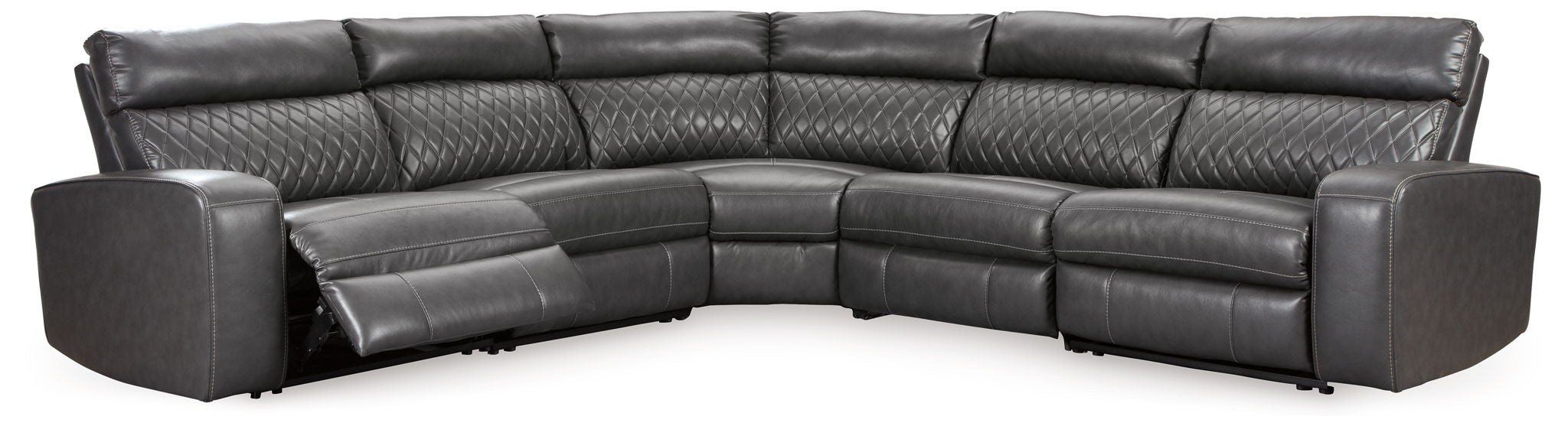 Samperstone - Power Reclining Sectional – Reclining Sectionals by Signature Design by Ashley® at Furniture Wholesale Plus , Nashville furniture store
