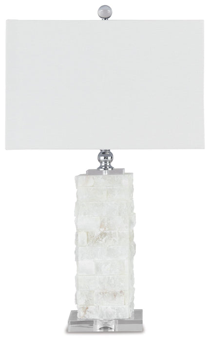 Malise - Alabaster Table Lamp  - White – Table Lamps by Signature Design by Ashley® at Furniture Wholesale Plus , Nashville furniture store