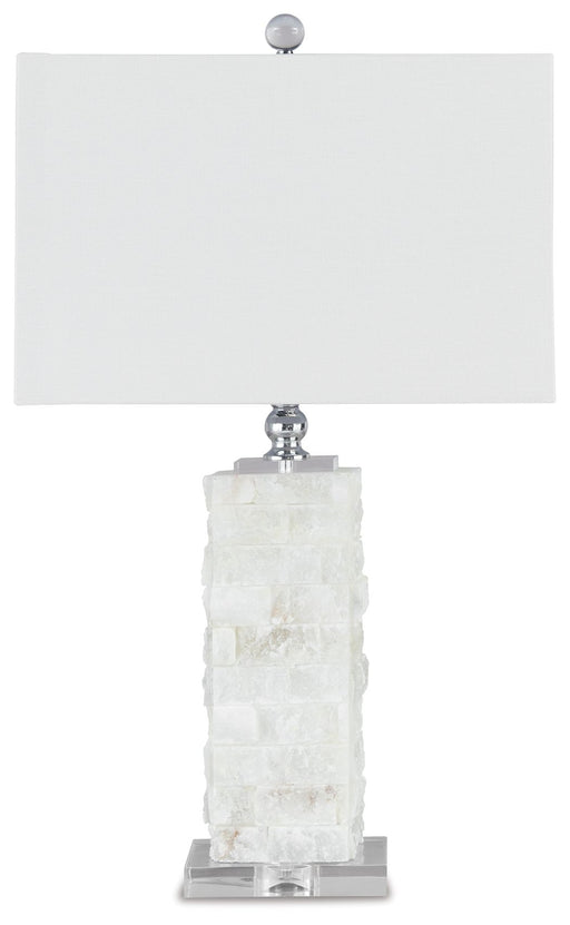 Malise - Alabaster Table Lamp  - White – Table Lamps by Signature Design by Ashley® at Furniture Wholesale Plus , Nashville furniture store