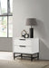 Sonora - 2-Drawer Nightstand Bedside Table - White – Accent Nightstands by Coaster Fine Furniture at Furniture Wholesale Plus , Nashville furniture store