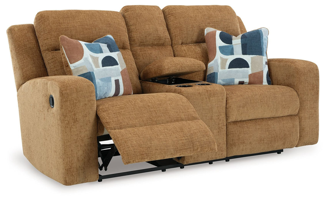 Kanlow - Dbl Reclining Loveseat With Console – Reclining Loveseats by Signature Design by Ashley® at Furniture Wholesale Plus , Nashville furniture store