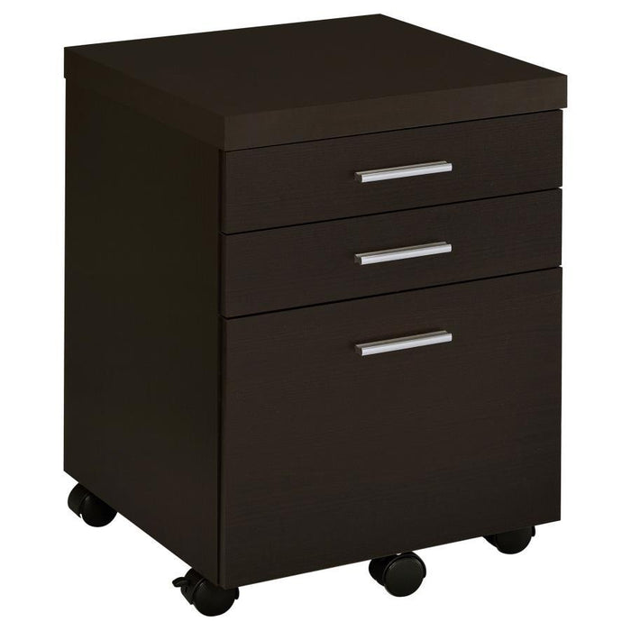 Skeena - 3-Drawer Mobile Office Cabinet - Premium Filing Cabinets from CoasterEveryday - Just $169! Shop now at Furniture Wholesale Plus  We are the best furniture store in Nashville, Hendersonville, Goodlettsville, Madison, Antioch, Mount Juliet, Lebanon, Gallatin, Springfield, Murfreesboro, Franklin, Brentwood