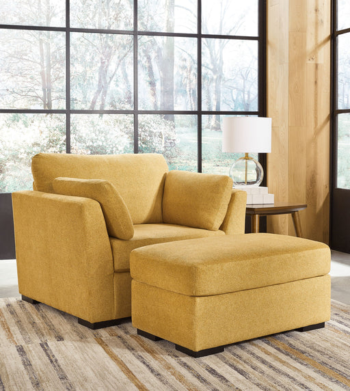 Keerwick - Living Room Set – Stationary Chair & Ottoman by Signature Design by Ashley® at Furniture Wholesale Plus , Nashville furniture store