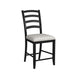 Tulane - 5 Piece Dining Set (Counter Table & 4 Counter Chairs) - Oak & Black – 5 Piece Dining Room Sets by Elements International at Furniture Wholesale Plus , Nashville furniture store