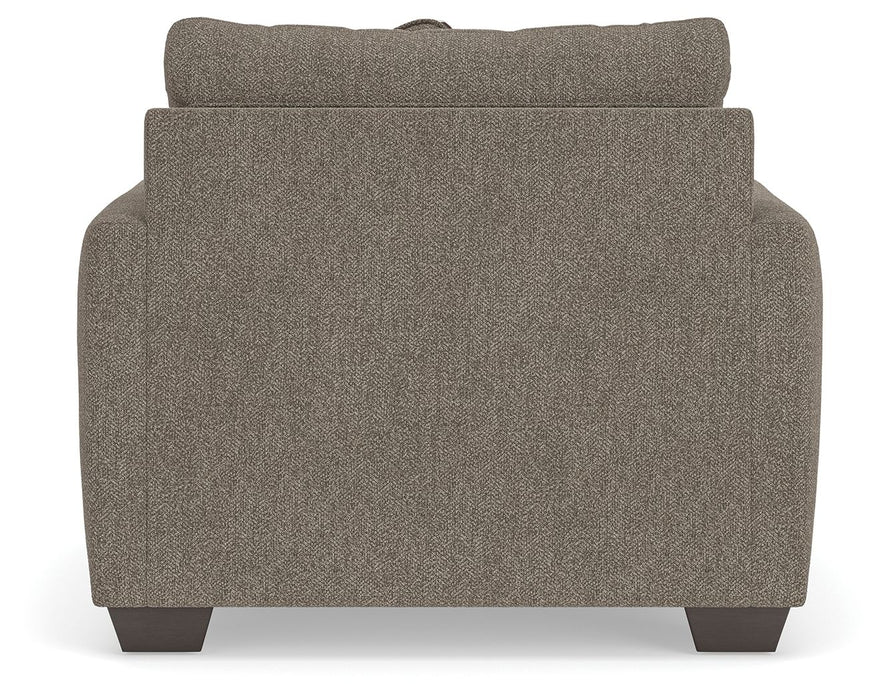 Triston-Peaks - Living Room Set – Stationary Chair & Ottoman by Benchcraft® at Furniture Wholesale Plus , Nashville furniture store