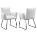 Ackland - Upholstered Dining Side Chair (Set of 2) - Light Gray – Chair Sets by Coaster Fine Furniture at Furniture Wholesale Plus , Nashville furniture store