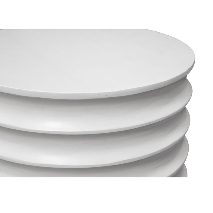 Griffin - Side Table - White – Side Tables by Steve Silver Furniture at Furniture Wholesale Plus , Nashville furniture store