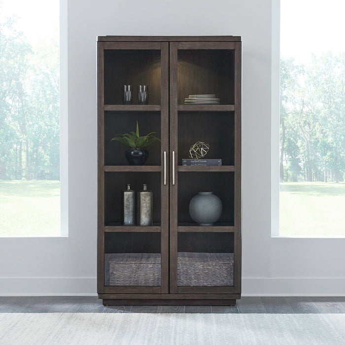 Cascade Falls - Display Cabinet - Satin Espresso – Display Cabinets by Liberty Furniture at Furniture Wholesale Plus , Nashville furniture store
