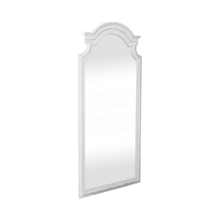 Magnolia Manor - Floor Mirror - Antique White – Floor Mirrors by Liberty Furniture at Furniture Wholesale Plus , Nashville furniture store