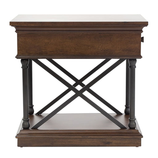 Tribeca - Drawer Chair Side Table - Cordovian Brown – Chair Side Tables by Liberty Furniture at Furniture Wholesale Plus , Nashville furniture store