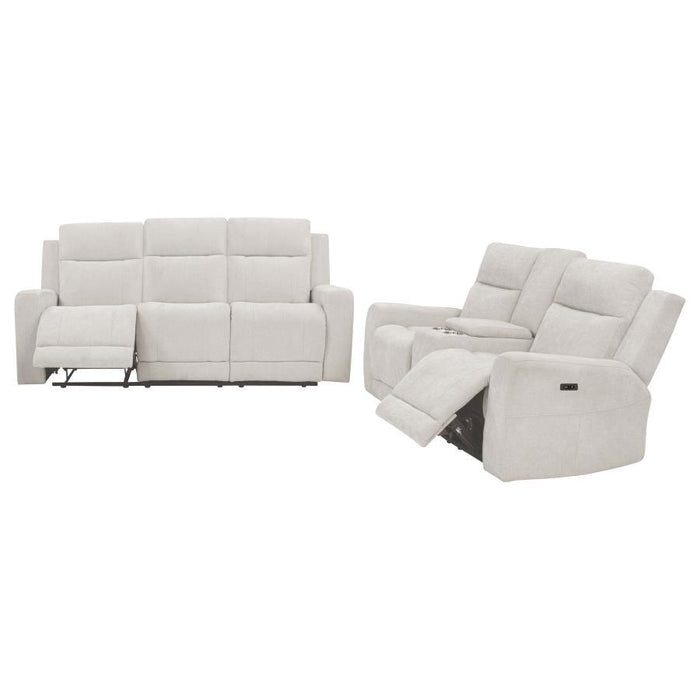 Kennett - Chenille Power Reclining Sofa Set – Reclining Sofas & Loveseats by Coaster Fine Furniture at Furniture Wholesale Plus , Nashville furniture store