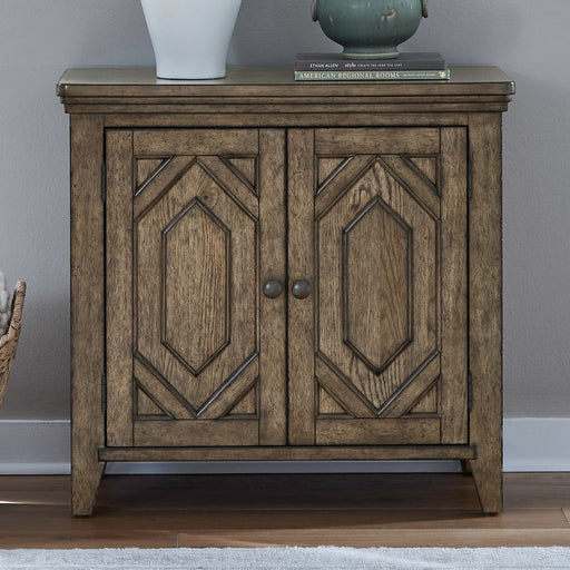 Carolina Park - 2 Door Bedside Chest With Charging Station - Amber Brown – Bedside Chests by Liberty Furniture at Furniture Wholesale Plus , Nashville furniture store