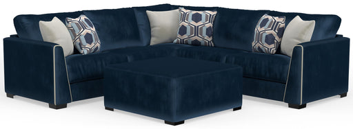 Jetson - Sectional With Comfort Coil Seat Cushions, Included Accent Pillows & Cocktail Ottoman – 2 Piece Living Room Sets by Jackson at Furniture Wholesale Plus , Nashville furniture store