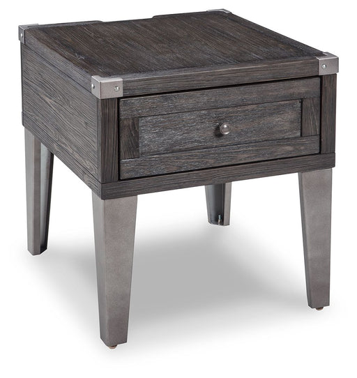 Todoe - Rectangular End Table - Dark Gray – End Tables by Signature Design by Ashley® at Furniture Wholesale Plus , Nashville furniture store