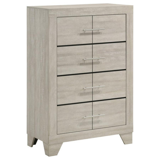 Trenton - 4-Drawer Bedroom Chest Of Drawers - Rustic Cream – Accent Chests by Coaster Fine Furniture at Furniture Wholesale Plus , Nashville furniture store