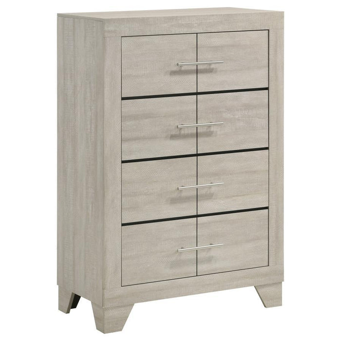 Trenton - 4-Drawer Bedroom Chest Of Drawers - Rustic Cream – Accent Chests by Coaster Fine Furniture at Furniture Wholesale Plus , Nashville furniture store