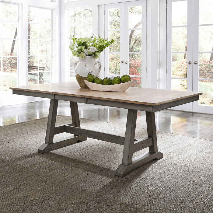 Lindsey Farm - Trestle Table – Dining Tables by Liberty Furniture at Furniture Wholesale Plus , Nashville furniture store