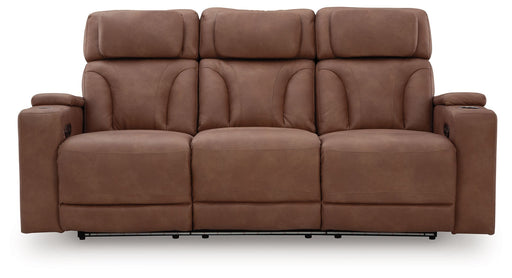 Clean-Slate - Power Reclining Sofa / Adj Headrest - Caramel – Reclining Sofas by Signature Design by Ashley® at Furniture Wholesale Plus , Nashville furniture store
