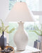 Ashbend - Ceramic Table Lamp - Antique White – Table Lamps by Signature Design by Ashley® at Furniture Wholesale Plus , Nashville furniture store