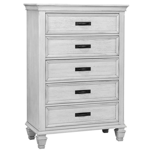 Franco - 5-Drawer Bedroom Chest - Premium Accent Chests from CoasterEssence - Just $799! Shop now at Furniture Wholesale Plus  We are the best furniture store in Nashville, Hendersonville, Goodlettsville, Madison, Antioch, Mount Juliet, Lebanon, Gallatin, Springfield, Murfreesboro, Franklin, Brentwood