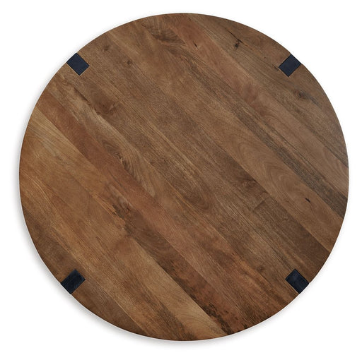 Hanneforth - Round Cocktail Table - Brown – Coffee Tables by Signature Design by Ashley® at Furniture Wholesale Plus , Nashville furniture store