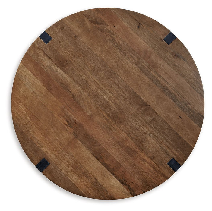 Hanneforth - Round Cocktail Table - Brown – Coffee Tables by Signature Design by Ashley® at Furniture Wholesale Plus , Nashville furniture store