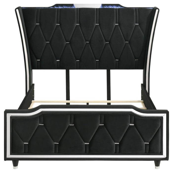 Lorient - LED Upholstered Bed – Upholstered Beds by Coaster Fine Furniture at Furniture Wholesale Plus , Nashville furniture store