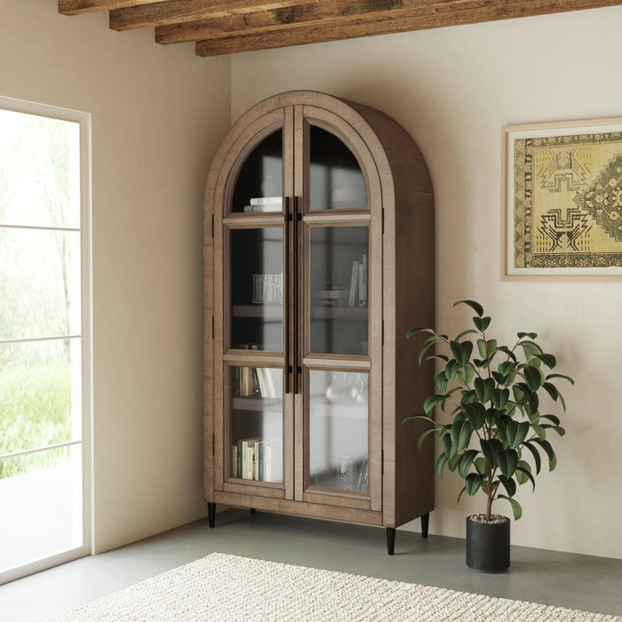 Orion - Bookcase - Weathered Oak – Standard Bookcases by Elements International at Furniture Wholesale Plus , Nashville furniture store