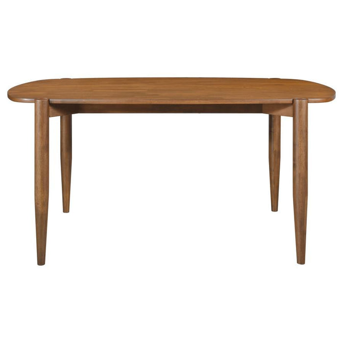Dortch - Oval Solid Wood Dining Table - Walnut – Dining Tables by CoasterEveryday at Furniture Wholesale Plus , Nashville furniture store