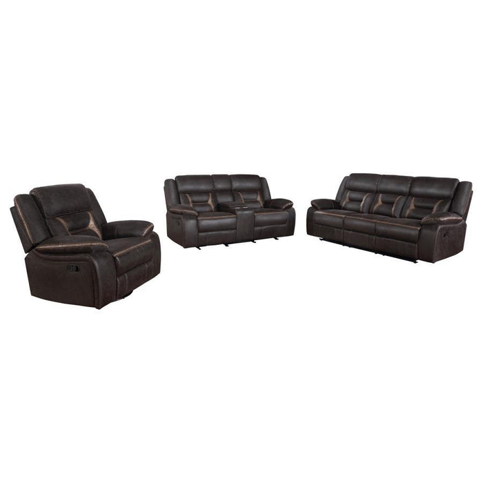 Greer - Upholstered Reclining Sofa Set - Premium Reclining Sofas & Loveseats from CoasterEveryday - Just $2069! Shop now at Furniture Wholesale Plus  We are the best furniture store in Nashville, Hendersonville, Goodlettsville, Madison, Antioch, Mount Juliet, Lebanon, Gallatin, Springfield, Murfreesboro, Franklin, Brentwood