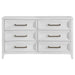 Marielle - 6-Drawer Bedroom Dresser – Dressers by CoasterEveryday at Furniture Wholesale Plus , Nashville furniture store