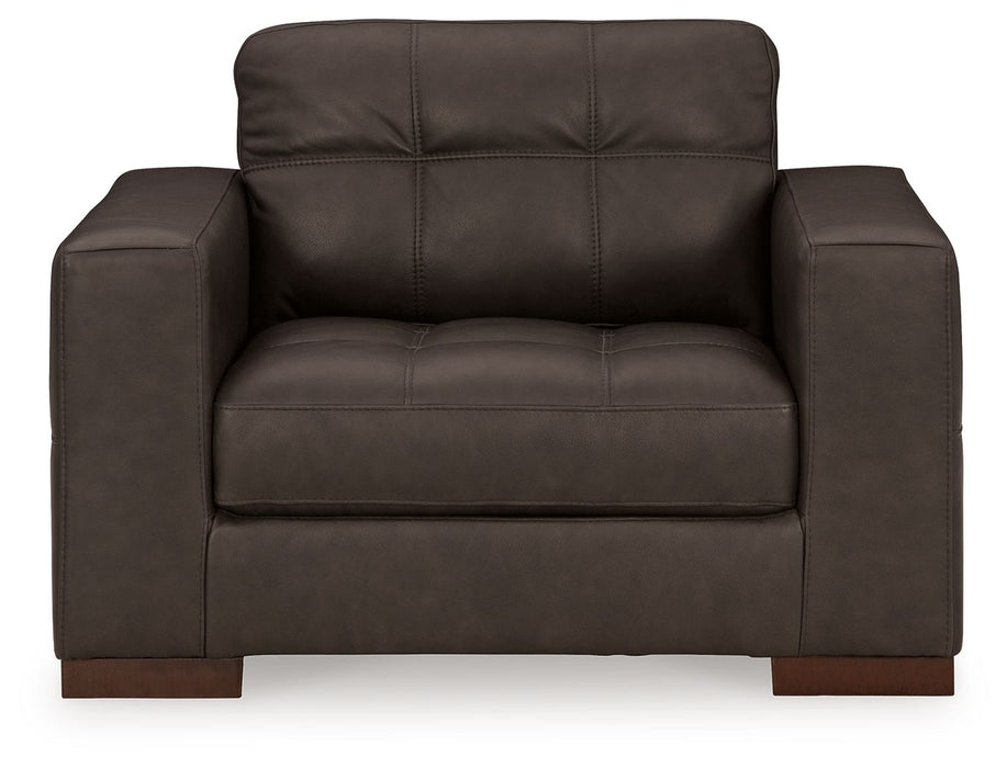 Luigi - Chair And A Half - Thunder – Arm Chairs by Signature Design by Ashley® at Furniture Wholesale Plus , Nashville furniture store