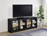 Denison - 79" 4-Door TV Stand Media Console - Black – TV Stands by Coaster Fine Furniture at Furniture Wholesale Plus , Nashville furniture store