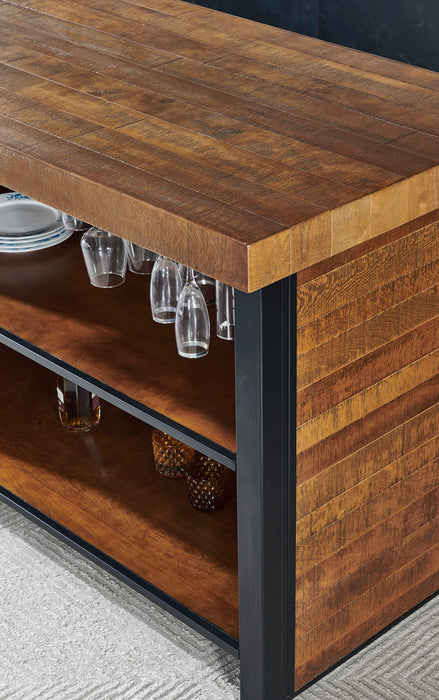 Tyler - 3 Piece Dining Set (Bar Table And Chairs) - Light Brown – 3 Piece Dining Room Sets by Steve Silver Furniture at Furniture Wholesale Plus , Nashville furniture store