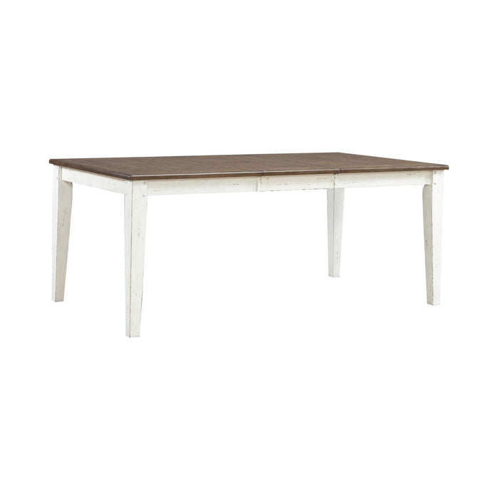 Al Fresco - Rectangular Leg Table - Graphite & Whitestone – Dining Tables by Liberty Furniture at Furniture Wholesale Plus , Nashville furniture store