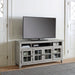 Heartland - Entertainment TV Stand - Antique White / Tobacco Tops – TV Stands by Liberty Furniture at Furniture Wholesale Plus , Nashville furniture store