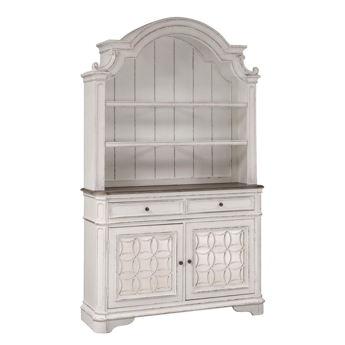 Magnolia Manor - Hutch & Buffet – Hutches & Buffets by Liberty Furniture at Furniture Wholesale Plus , Nashville furniture store