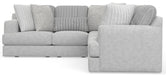 Logan - Upholstered Sectional With Comfort Coil Seating And Accent Pillows Included - Premium Stationary Sectionals from Jackson - Just $1849! Shop now at Furniture Wholesale Plus  We are the best furniture store in Nashville, Hendersonville, Goodlettsville, Madison, Antioch, Mount Juliet, Lebanon, Gallatin, Springfield, Murfreesboro, Franklin, Brentwood