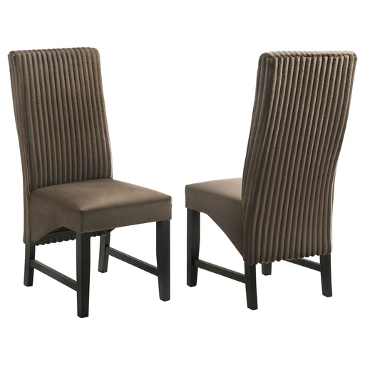 Barrand - Upholstered Dining Side Chair (Set of 2) – Chair Sets by Coaster Fine Furniture at Furniture Wholesale Plus , Nashville furniture store