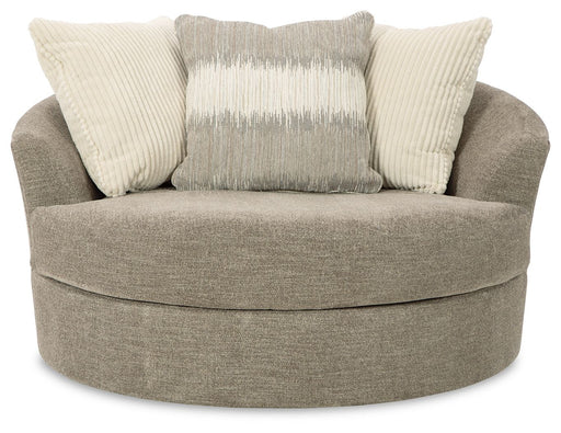 Creswell - Stone - Oversized Swivel Accent Chair - Premium Swivel Chairs from Signature Design by Ashley® - Just $818! Shop now at Furniture Wholesale Plus  We are the best furniture store in Nashville, Hendersonville, Goodlettsville, Madison, Antioch, Mount Juliet, Lebanon, Gallatin, Springfield, Murfreesboro, Franklin, Brentwood