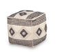 Dalia - Square Handwoven Woolen Pouf - Beige - Premium Accent Poufs from Steve Silver Furniture - Just $129! Shop now at Furniture Wholesale Plus  We are the best furniture store in Nashville, Hendersonville, Goodlettsville, Madison, Antioch, Mount Juliet, Lebanon, Gallatin, Springfield, Murfreesboro, Franklin, Brentwood