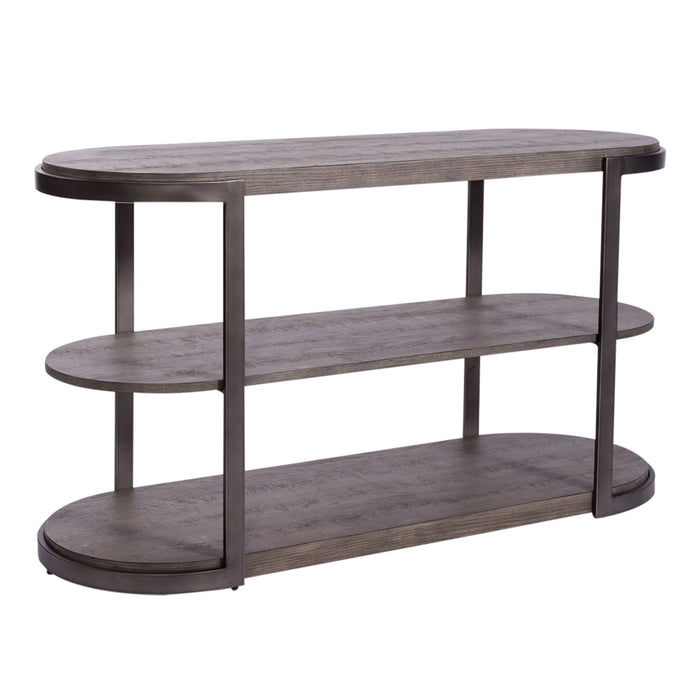 Modern View - Sofa Table - Gauntlet Gray – Sofa Tables by Liberty Furniture at Furniture Wholesale Plus , Nashville furniture store