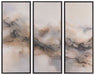 Larrondale - Wall Art Set (Set of 3) - Black / Gray / Brown – Canvas Art Sets by Signature Design by Ashley® at Furniture Wholesale Plus , Nashville furniture store