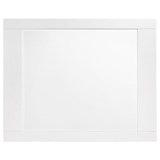 Felicity - Dresser Mirror - White High Gloss - Premium Bedroom Mirrors from CoasterEssence - Just $159! Shop now at Furniture Wholesale Plus  We are the best furniture store in Nashville, Hendersonville, Goodlettsville, Madison, Antioch, Mount Juliet, Lebanon, Gallatin, Springfield, Murfreesboro, Franklin, Brentwood